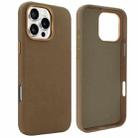 For iPhone 16 Pro Max VIETAO Suede MagSafe PU Leather Phone Case(Dark Brown) - 1