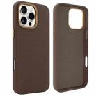 For iPhone 15 Pro Max VIETAO Suede MagSafe PU Leather Phone Case(Coffee Brown) - 1