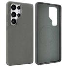 For Samsung Galaxy S25 Ultra 5G VIETAO Suede MagSafe PU Leather Phone Case(Dark Grey) - 1