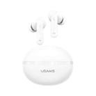 USAMS Echo E02 ANC and ENC In-Ear TWS Wireless Bluetooth Earphones(White) - 1