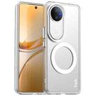 For vivo V50 / V50e IMAK Chocolate Series TPU + PET MagSafe Phone Case(White) - 1