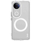 For vivo V50 / V50e IMAK Chocolate Series TPU + PET MagSafe Phone Case(White) - 2