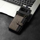 For Motorola Razr 40 Crossbody Color Matching Folding Phone Case(Dark Grey) - 2