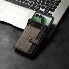 For Motorola Razr 60 Ultra / Ultra 2025 Crossbody Color Matching Folding Phone Case(Dark Grey) - 2