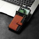 For Motorola Razr 60 Ultra / Ultra 2025 Crossbody Color Matching Folding Phone Case(Brown) - 2