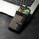 For Motorola Razr 60 / Razr 2025 Crossbody Color Matching Folding Phone Case(Dark Grey) - 2