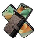 For Motorola Razr 60 / Razr 2025 Crossbody Color Matching Folding Phone Case(Dark Grey) - 3
