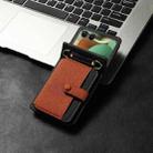 For Motorola Razr 60 / Razr 2025 Crossbody Color Matching Folding Phone Case(Brown) - 2