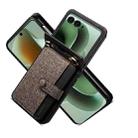 For Motorola Razr+ 2025 / 2024 Crossbody Color Matching Folding Phone Case(Dark Grey) - 3