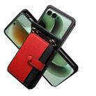For Motorola Razr+ 2025 / 2024 Crossbody Color Matching Folding Phone Case(Red) - 3