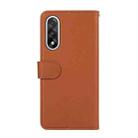 For OnePlus Nord 5 ABEEL Delicate Texture Splicing RFID Leather Phone Case(Brown) - 3