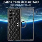 For Samsung Galaxy Z Fold7 VIETAO Diamond Pattern Metal Ring PU Leather Phone Case(Blue) - 2