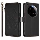 For Xiaomi 15 Ultra Butterfly Love Flower Multi-card Zipper Wallet Leather Phone Case(Black) - 2