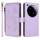 For Xiaomi 15 Ultra Butterfly Love Flower Multi-card Zipper Wallet Leather Phone Case(Light Purple) - 2