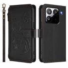 For Xiaomi 15 Pro Butterfly Love Flower Multi-card Zipper Wallet Leather Phone Case(Black) - 2