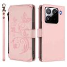 For Xiaomi 15 Pro Butterfly Love Flower Multi-card Zipper Wallet Leather Phone Case(Pink) - 2