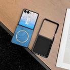 For Samsung Galaxy Z Flip5 Crazy Horse Texture MagSafe Phone Case(Blue) - 3