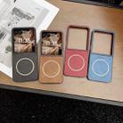 For Motorola Razr 50 Ultra Crazy Horse Texture MagSafe Phone Case(Brown) - 2