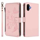 For Samsung Galaxy M06 5G / F06 5G Butterfly Love Flower Multi-card Zipper Wallet Leather Phone Case(Pink) - 2