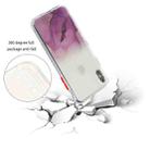 For iPhone X / XS Marble Pattern Glittery Powder Shockproof TPU Case with Detachable Buttons(Purple) - 3