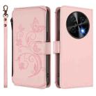 For Huawei nova 12i 4G / 13i  4G Butterfly Love Flower Multi-card Zipper Wallet Leather Phone Case(Pink) - 2