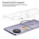 For Huawei P50 Pocket ABEEL Transparent MagSafe Magnetic Scratch-resistant PC Phone Case(Transparent) - 3