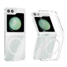 For Samsung Galaxy Z Flip5 5G ABEEL Transparent MagSafe Magnetic Scratch-resistant PC Phone Case(Transparent) - 1