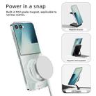 For Samsung Galaxy Z Flip6 5G ABEEL Transparent MagSafe Magnetic Scratch-resistant PC Phone Case(Transparent) - 2