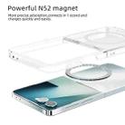 For Samsung Galaxy Z Flip6 5G ABEEL Transparent MagSafe Magnetic Scratch-resistant PC Phone Case(Transparent) - 3