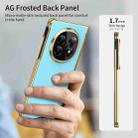 For OPPO Find N5 Integrated AG Frosted Vacuum Plating Phone Case(Ice Blue) - 2
