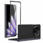 For OPPO Find N5 Integrated AG Frosted Vacuum Plating Phone Case(Black) - 1
