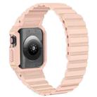 For Apple Watch Ultra 2 / Ultra 49mm xDfind Magnetic Silicone Watch Band with Integrated Watch Cover(Pink) - 2
