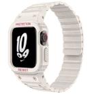 For Apple Watch 38 / 41mm xDfind Magnetic Silicone Watch Band with Integrated Watch Cover(Sarlight) - 1