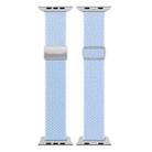 For Apple Watch 38 / 40 / 41 / S10 42mm DUX DUCIS Mixture Ultra Series Magnetic Buckle Nylon Braided Strap(Light Blue) - 2