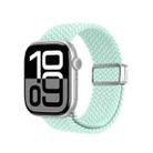 For Apple Watch 38 / 40 / 41 / S10 42mm DUX DUCIS Mixture Ultra Series Magnetic Buckle Nylon Braided Strap(Mint Green) - 1