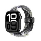 For Apple Watch 42 / 44 / 45 / 46 / 49mm DUX DUCIS Mixture Ultra Series Magnetic Buckle Nylon Braided Strap(Smoke Gradient) - 1