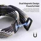 For Apple Watch 42 / 44 / 45 / 46 / 49mm DUX DUCIS Mixture Ultra Series Magnetic Buckle Nylon Braided Strap(Smoke Gradient) - 3