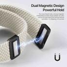 For Apple Watch 42 / 44 / 45 / 46 / 49mm DUX DUCIS Mixture Ultra Series Magnetic Buckle Nylon Braided Strap(Starlight) - 3