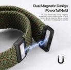 For Apple Watch 42 / 44 / 45 / 46 / 49mm DUX DUCIS Mixture Ultra Series Magnetic Buckle Nylon Braided Strap(Starry Olive) - 3