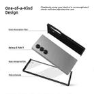 For Samsung Galaxy Z Fold7 5G Integrated Invisible Bracket Litchi Skin Pasting Phone Case with Hand Strap(Green) - 5