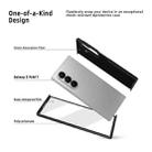 For Samsung Galaxy Z Fold7 5G Integrated Webbing Card Slot Litchi Skin Pasting Phone Case(Black) - 5