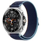 For Samsung Galaxy Watch8 / 8 Classic xDfind Nylon Hook and Loop Fastener Watch Band(Dark Navy Blue) - 1
