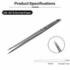 i2C NS Series Super Alloy High Precision Stainless Steel Super Hard Extra Tip Flying Wire Tweezers, Model:NS-02 Extra Hard Type - 2