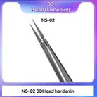 i2C NS Series Super Alloy High Precision Stainless Steel Super Hard Extra Tip Flying Wire Tweezers, Model:NS-02 Extra Hard Type - 3