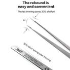i2C NS Series Super Alloy High Precision Stainless Steel Super Hard Extra Tip Flying Wire Tweezers, Model:NS-04/02/03 Set - 2