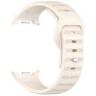For Samsung Galaxy Watch Ultra/Ultra 2025 xDfind Round Dots Silver Stud Buckle Silicone Watch Band(Starlight) - 3