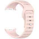 For Samsung Galaxy Watch Ultra/Ultra 2025 xDfind Round Dots Silver Stud Buckle Silicone Watch Band(Pink) - 3