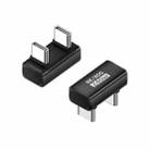 240W 80Gbps Type-C Full Function Adapter, Model:U-shaped Male to Male(Black) - 2
