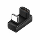 240W 80Gbps Type-C Full Function Adapter, Model:U-shaped Male to Female(Black) - 1