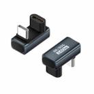 240W 80Gbps Type-C Full Function Adapter, Model:U-shaped Male to Female(Blue) - 2